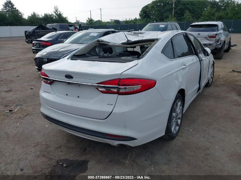 2017 FORD FUSION SE - 3FA6P0H79HR355483