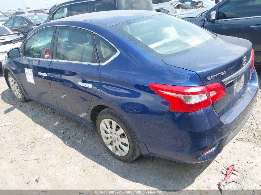 2016 NISSAN SENTRA S - 3N1AB7AP9GY228536