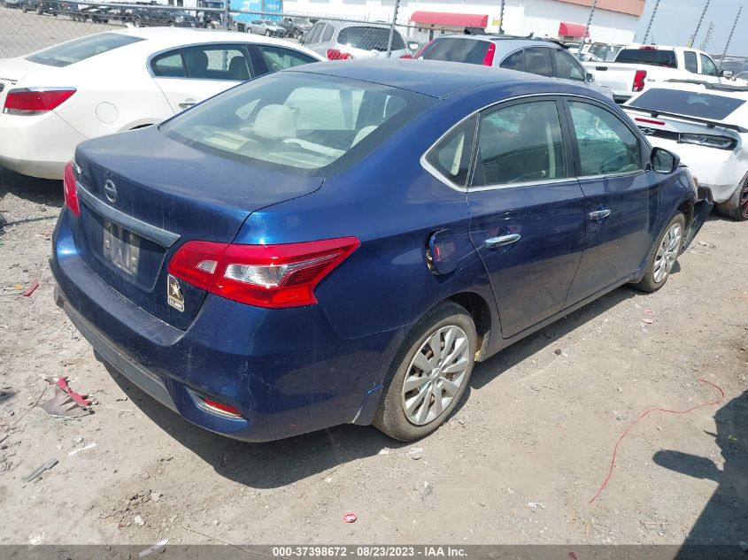 2016 NISSAN SENTRA S - 3N1AB7AP9GY228536