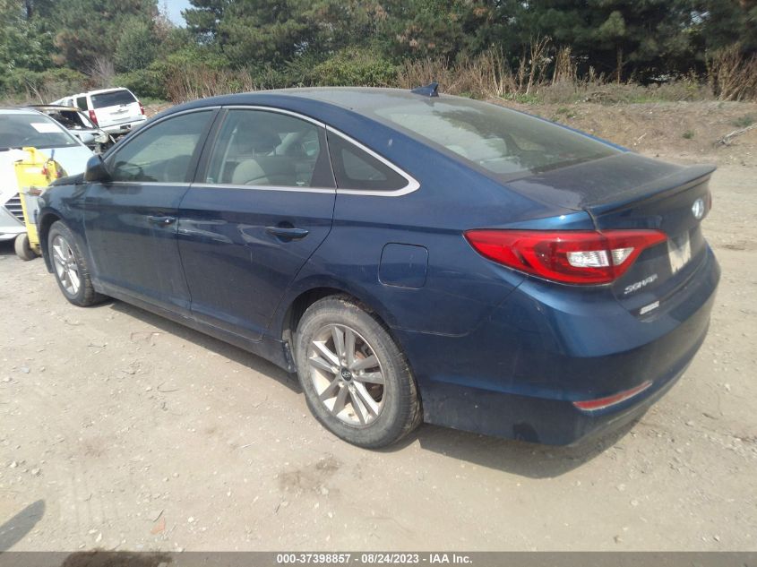 2015 HYUNDAI SONATA 2.4L SE - 5NPE24AF9FH217228