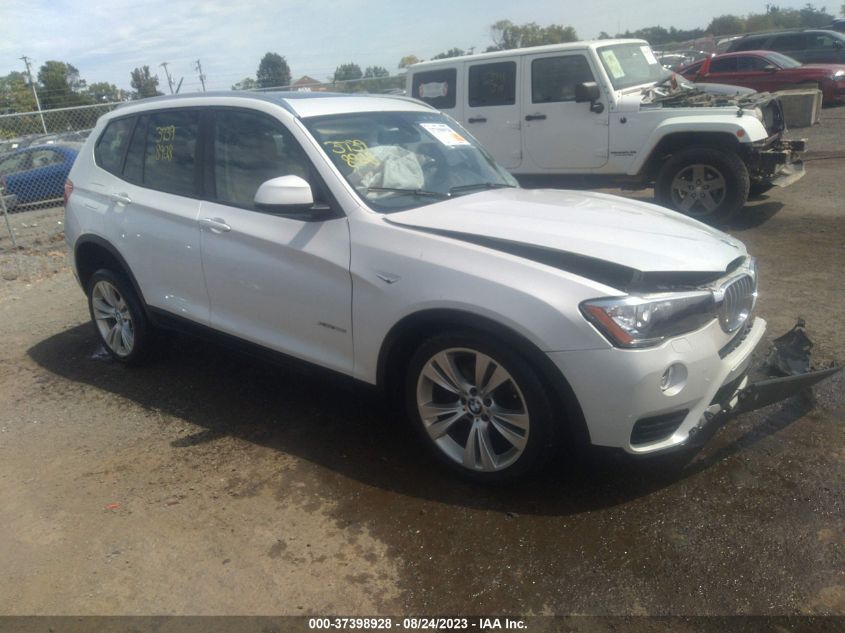 2016 BMW X3 XDRIVE28I - 5UXWX9C57G0D76160