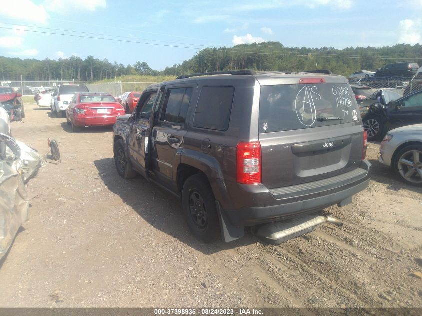2016 JEEP PATRIOT SPORT - 1C4NJPBA6GD789999