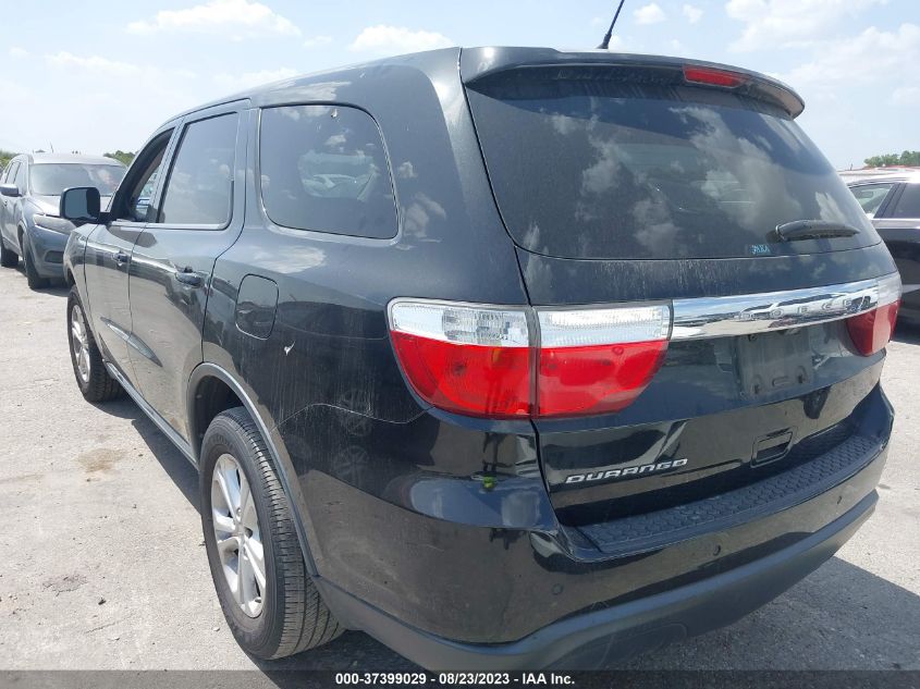 2013 DODGE DURANGO SXT - 1C4RDHAG3DC527430