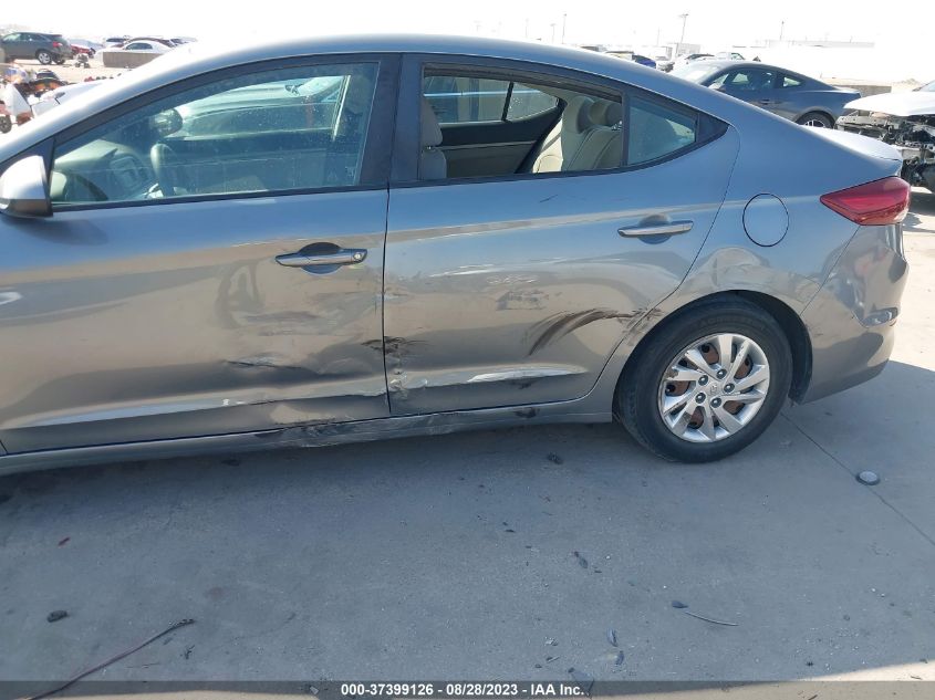 2018 HYUNDAI ELANTRA SE - KMHD74LF7JU538124