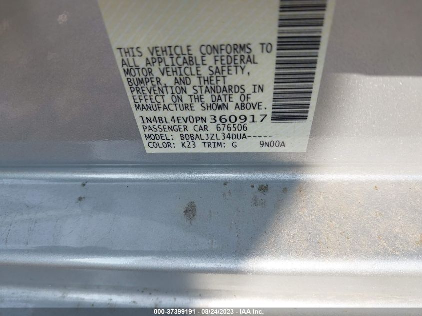 2023 NISSAN ALTIMA 2.5 SL - 1N4BL4EV0PN360917