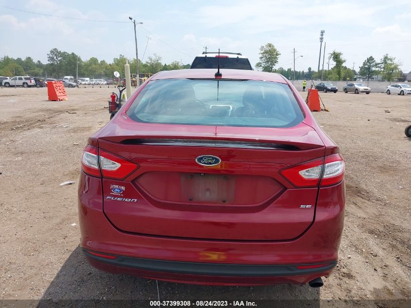 2016 FORD FUSION SE - 3FA6P0H73GR112248