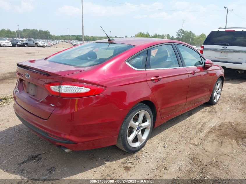 2016 FORD FUSION SE - 3FA6P0H73GR112248