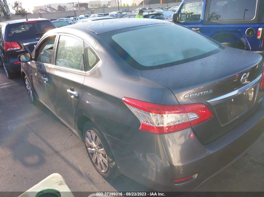 2013 NISSAN SENTRA S - 3N1AB7AP8DL722959