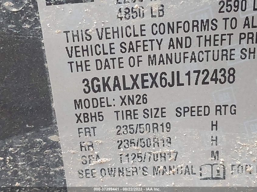 2018 GMC TERRAIN DENALI - 3GKALXEX6JL172438