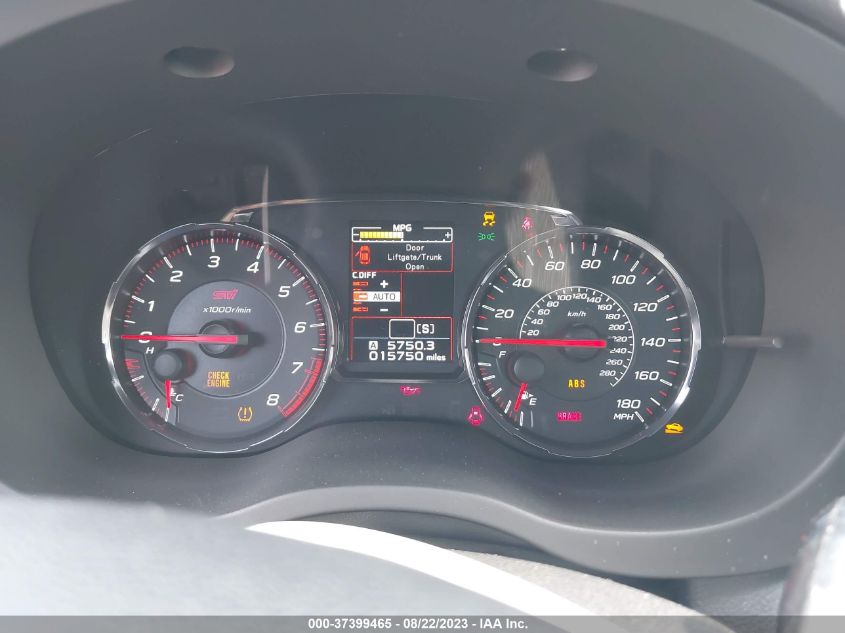 2020 SUBARU WRX STI LIMITED - JF1VA2V65L9832578