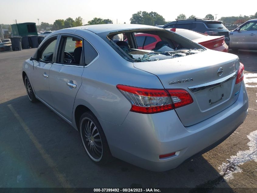 2014 NISSAN SENTRA S - 3N1AB7AP3EY223085
