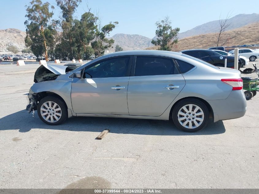 2013 NISSAN SENTRA S - 3N1AB7AP8DL744802