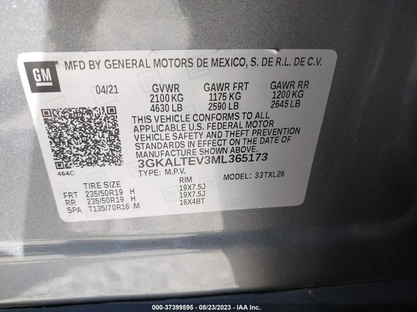 2021 GMC TERRAIN SLE - 3GKALTEV3ML365173