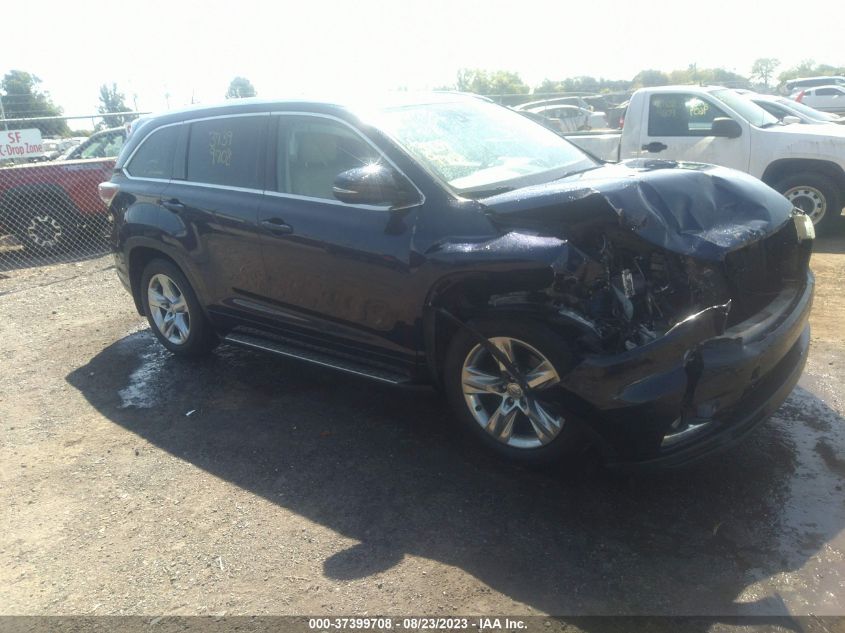 2015 TOYOTA HIGHLANDER LIMITED - 5TDDKRFH6FS115964