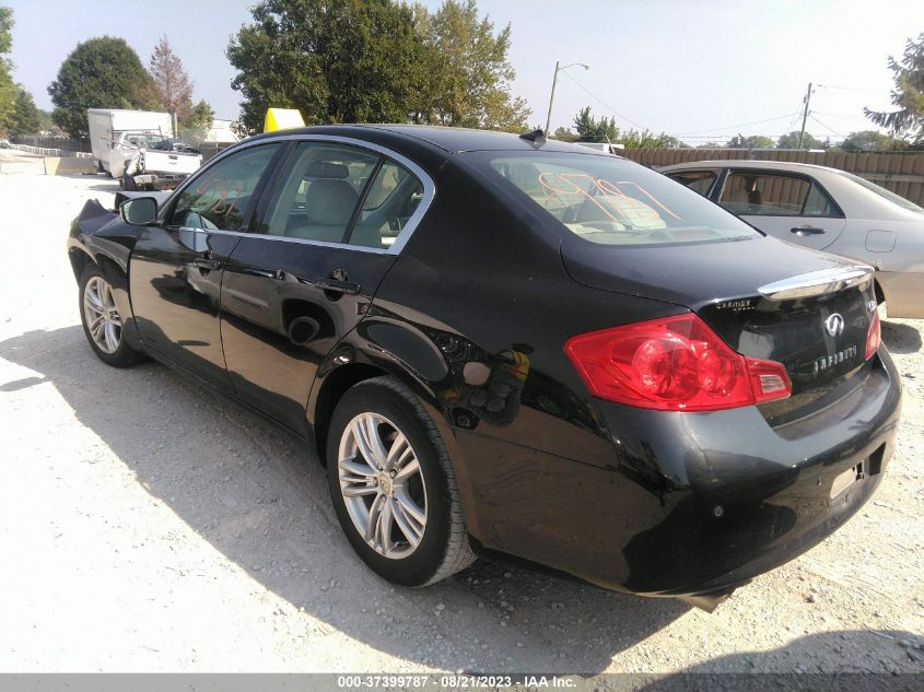 2013 INFINITI G37 SEDAN X JN1CV6ARXDM766625