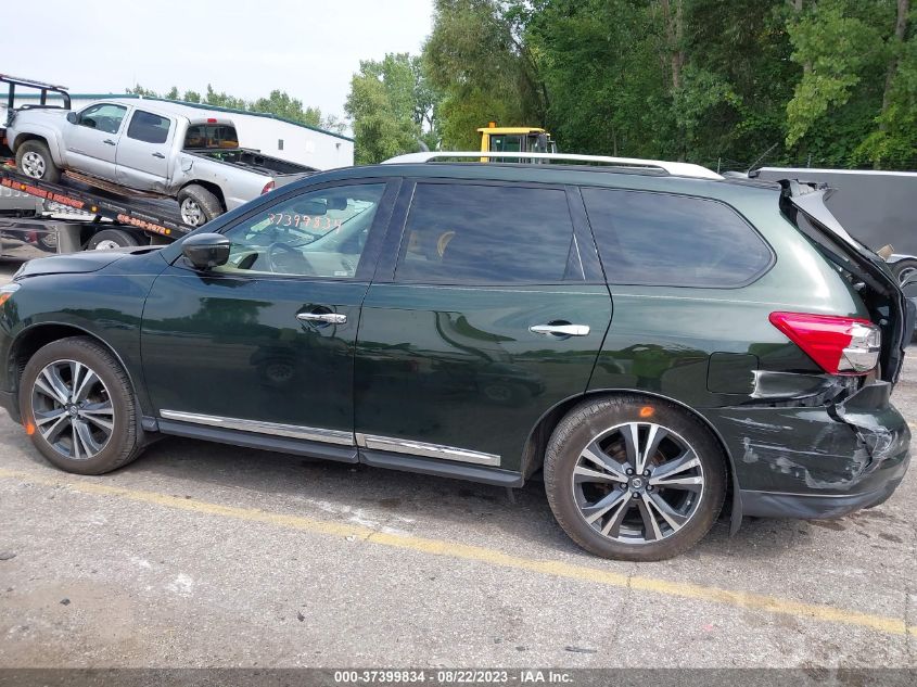 2018 NISSAN PATHFINDER PLATINUM - 5N1DR2MM3JC612334