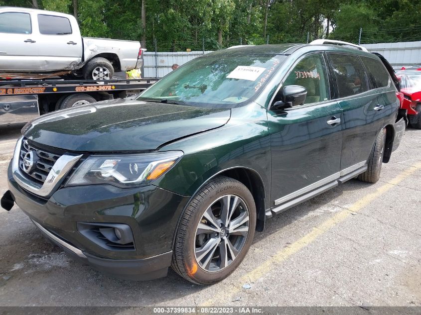 2018 NISSAN PATHFINDER PLATINUM - 5N1DR2MM3JC612334