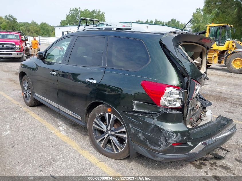 2018 NISSAN PATHFINDER PLATINUM - 5N1DR2MM3JC612334