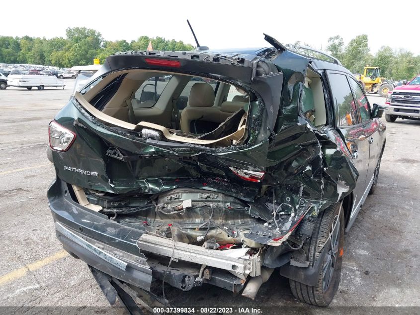 2018 NISSAN PATHFINDER PLATINUM - 5N1DR2MM3JC612334