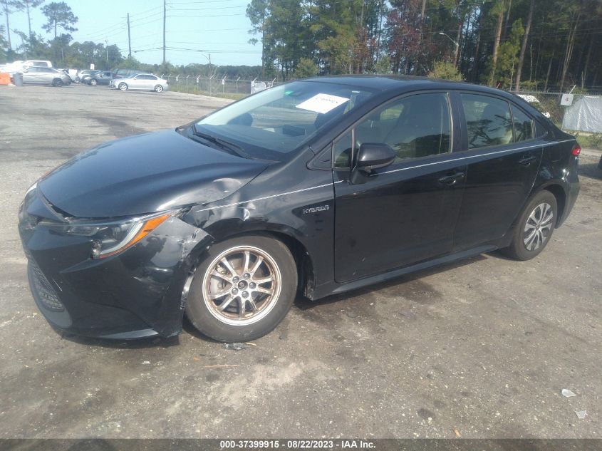 2021 TOYOTA COROLLA HYBRID LE - JTDEAMDE1MJ032827