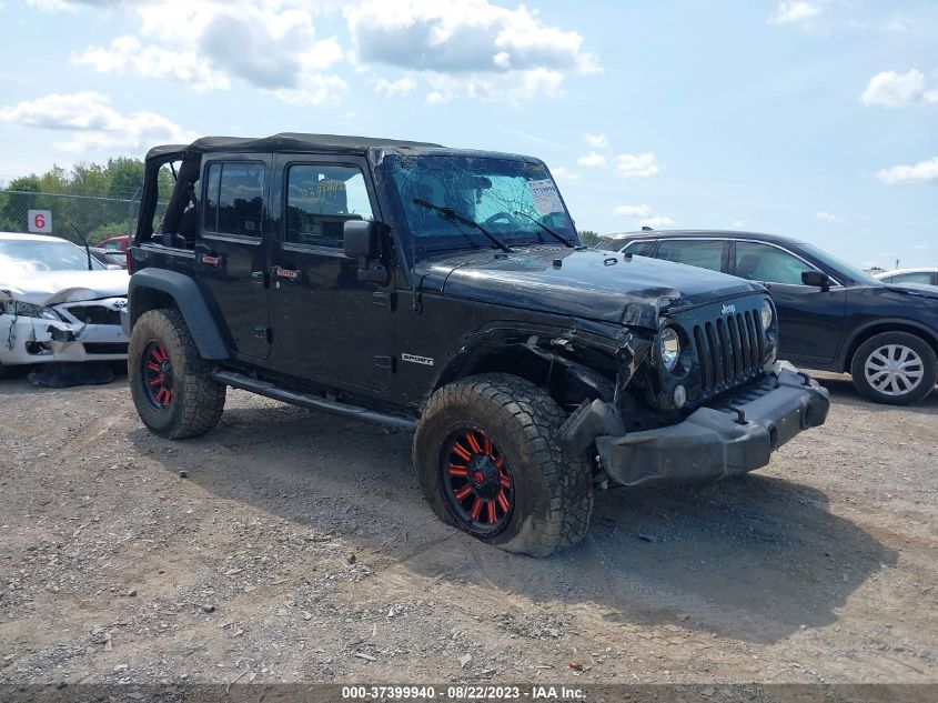 2016 JEEP WRANGLER UNLIMITED SPORT - 1C4BJWDG7GL244561