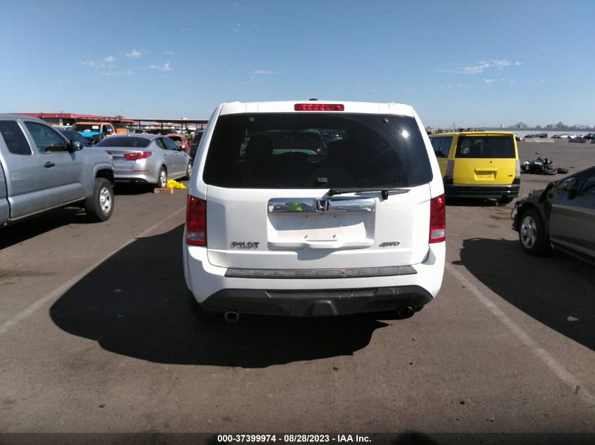 2013 HONDA PILOT EX-L - 5FNYF4H71DB043537