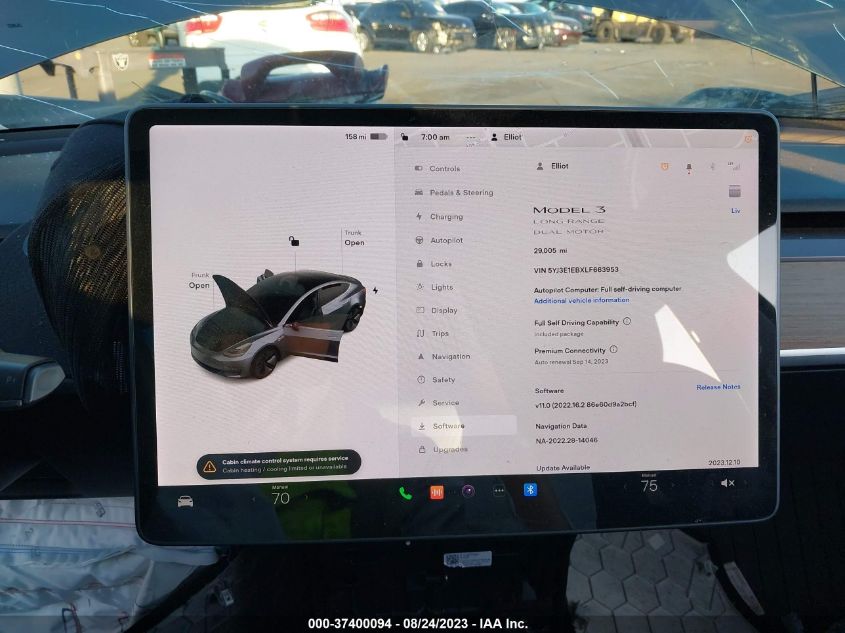 2020 TESLA MODEL 3 LONG RANGE 5YJ3E1EBXLF663953