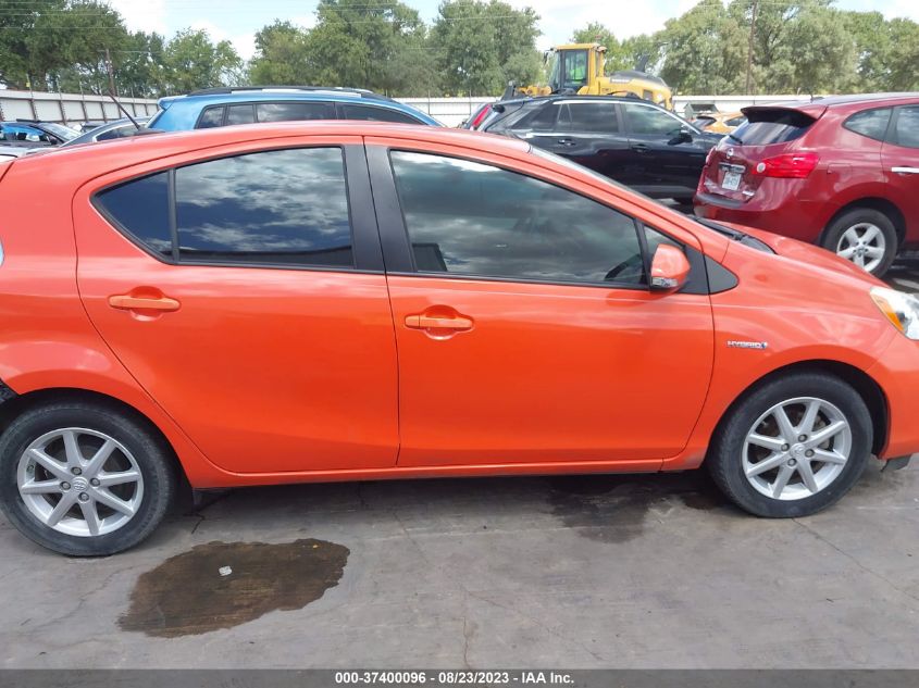 2014 TOYOTA PRIUS C ONE/THREE/TWO/FOUR - JTDKDTB30E1073151