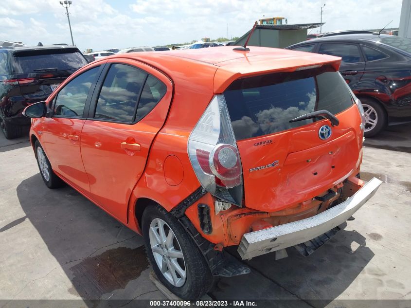 2014 TOYOTA PRIUS C ONE/THREE/TWO/FOUR - JTDKDTB30E1073151