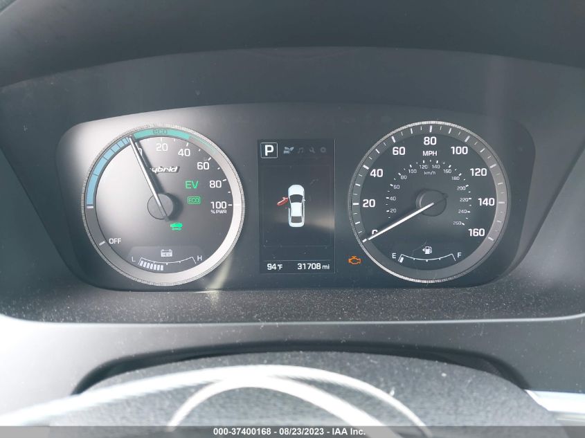 2017 HYUNDAI SONATA HYBRID SE - KMHE24L11HA050256