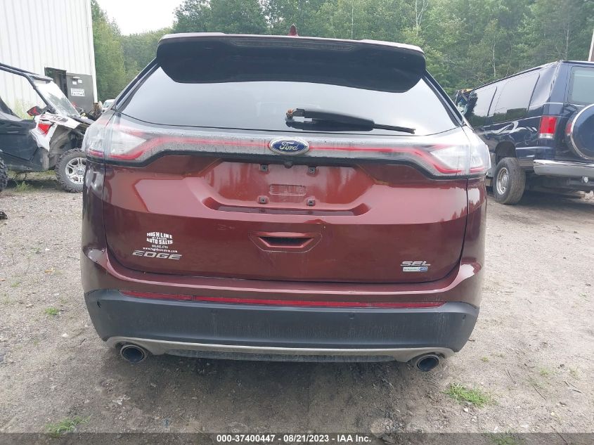 2015 FORD EDGE SEL - 2FMTK4J91FBC21556