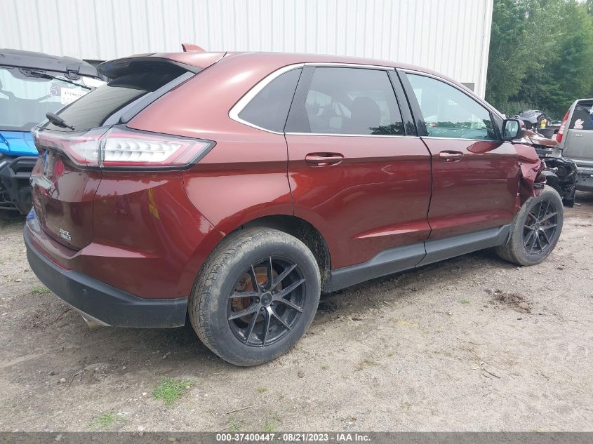 2015 FORD EDGE SEL - 2FMTK4J91FBC21556