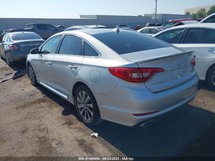 2015 HYUNDAI SONATA 2.4L SPORT - 5NPE34AF8FH051703