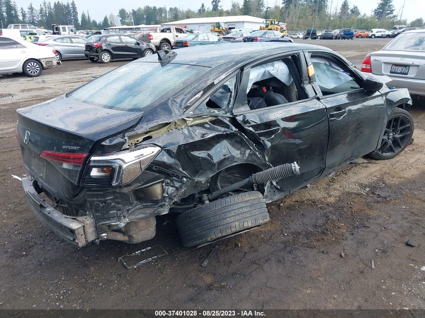VIN 2HGFE2F58NH557009 2022 HONDA CIVIC SEDAN SPORT