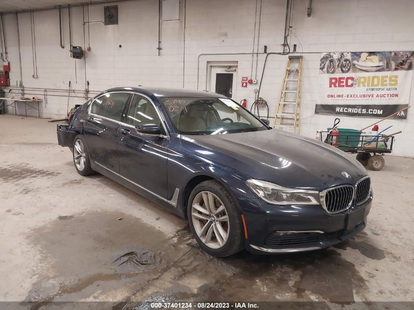 2016 BMW 7 SERIES 750I XDRIVE - WBA7F2C55GG415443