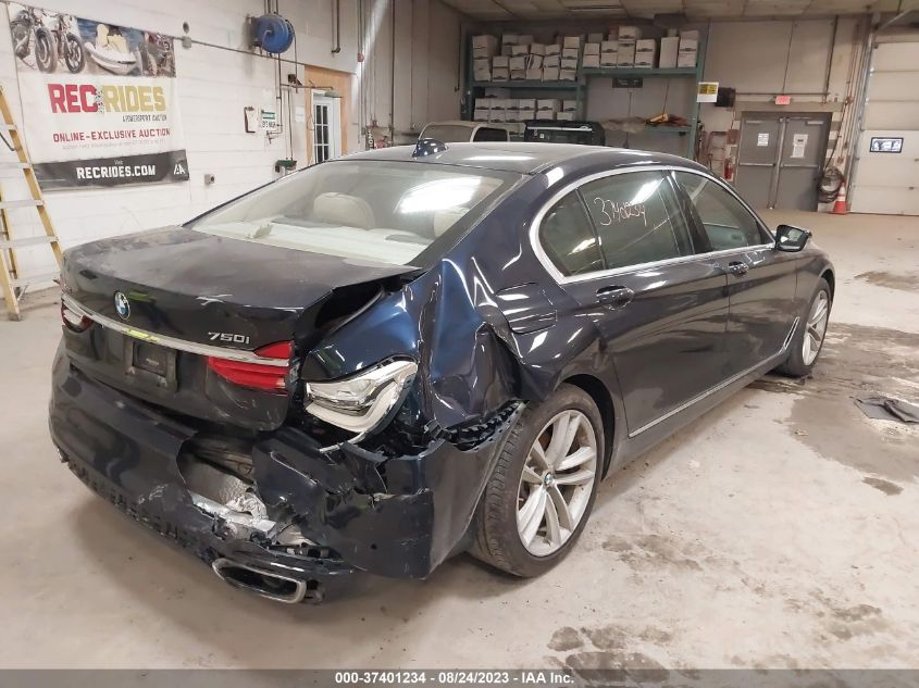2016 BMW 7 SERIES 750I XDRIVE - WBA7F2C55GG415443