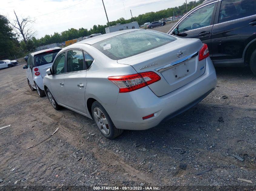 2014 NISSAN SENTRA S - 3N1AB7AP6EY247400