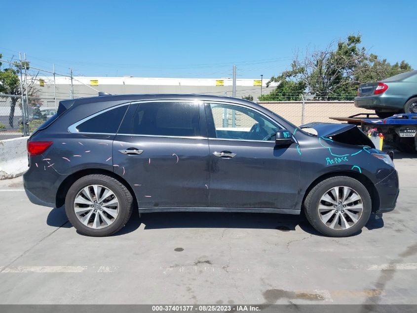 2015 ACURA MDX TECH PKG - 5FRYD4H47FB007624