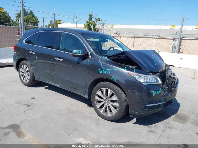 2015 ACURA MDX TECH PKG - 5FRYD4H47FB007624