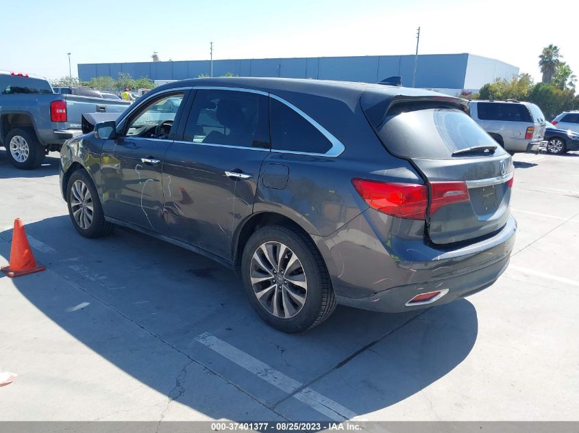 2015 ACURA MDX TECH PKG - 5FRYD4H47FB007624