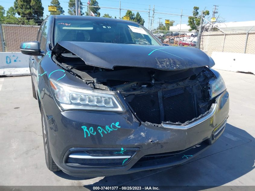 2015 ACURA MDX TECH PKG - 5FRYD4H47FB007624