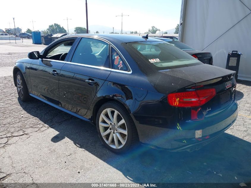 2014 AUDI A4 PREMIUM - WAUBFAFL1EN036267