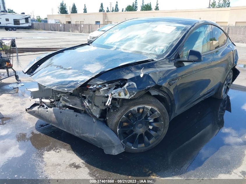 2020 TESLA MODEL Y LONG RANGE - 5YJYGDEEXLF052333