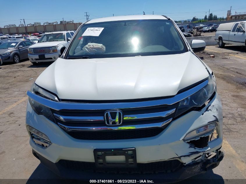 2016 HONDA PILOT EX - 5FNYF5H3XGB044841