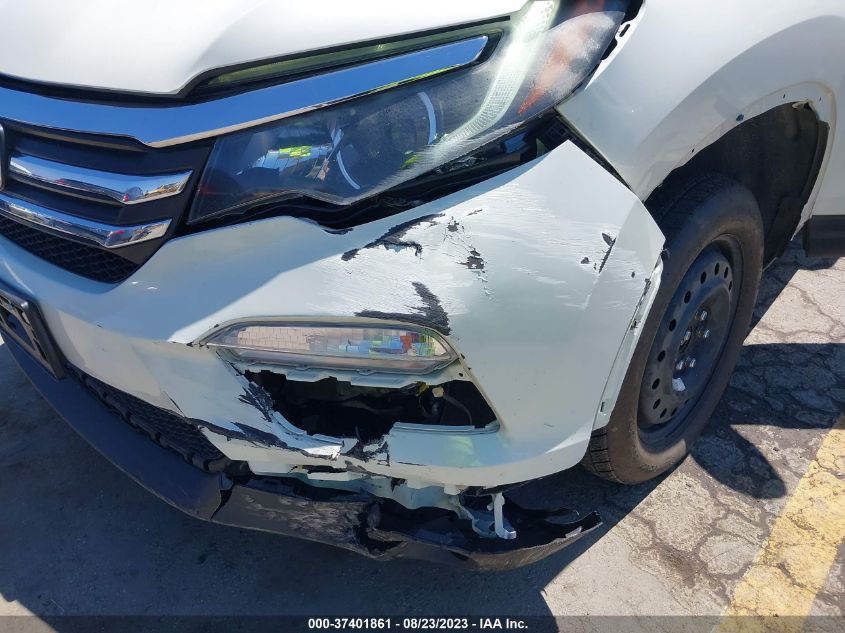 2016 HONDA PILOT EX - 5FNYF5H3XGB044841