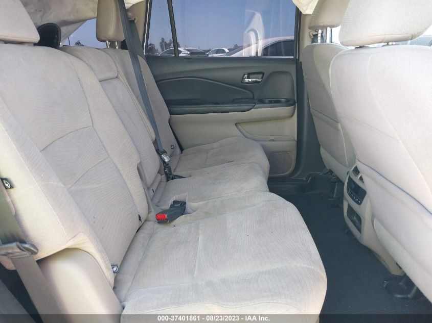 2016 HONDA PILOT EX - 5FNYF5H3XGB044841
