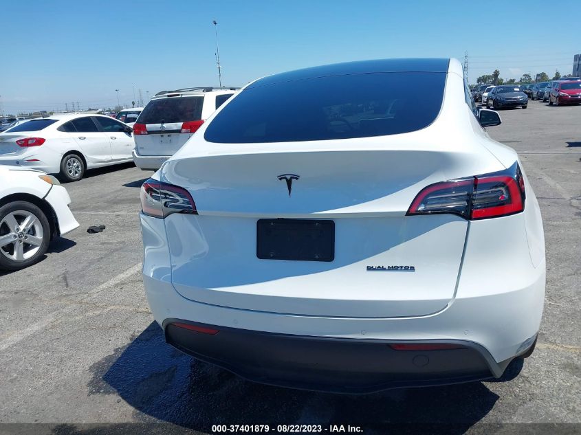 2021 TESLA MODEL Y STANDARD RANGE - 5YJYGDED8MF112988