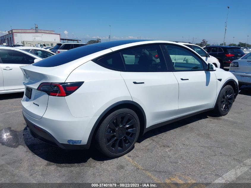 2021 TESLA MODEL Y STANDARD RANGE - 5YJYGDED8MF112988