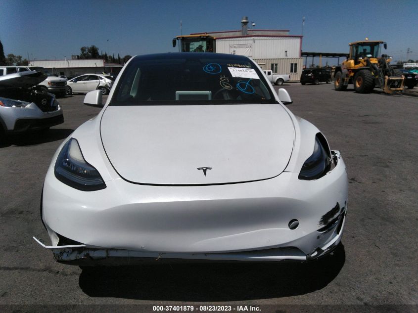 2021 TESLA MODEL Y STANDARD RANGE - 5YJYGDED8MF112988