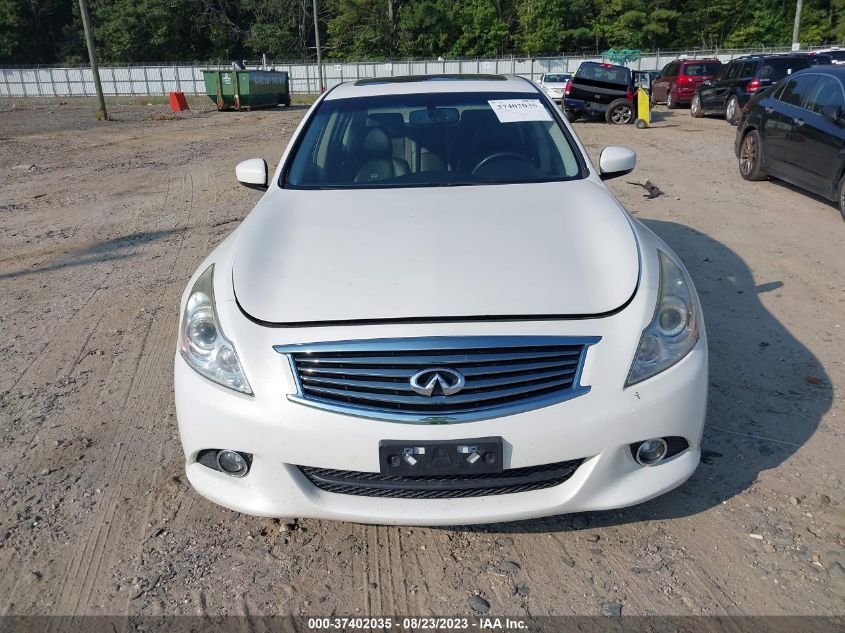 2013 INFINITI G37 JOURNEY JN1CV6AP2DM726120
